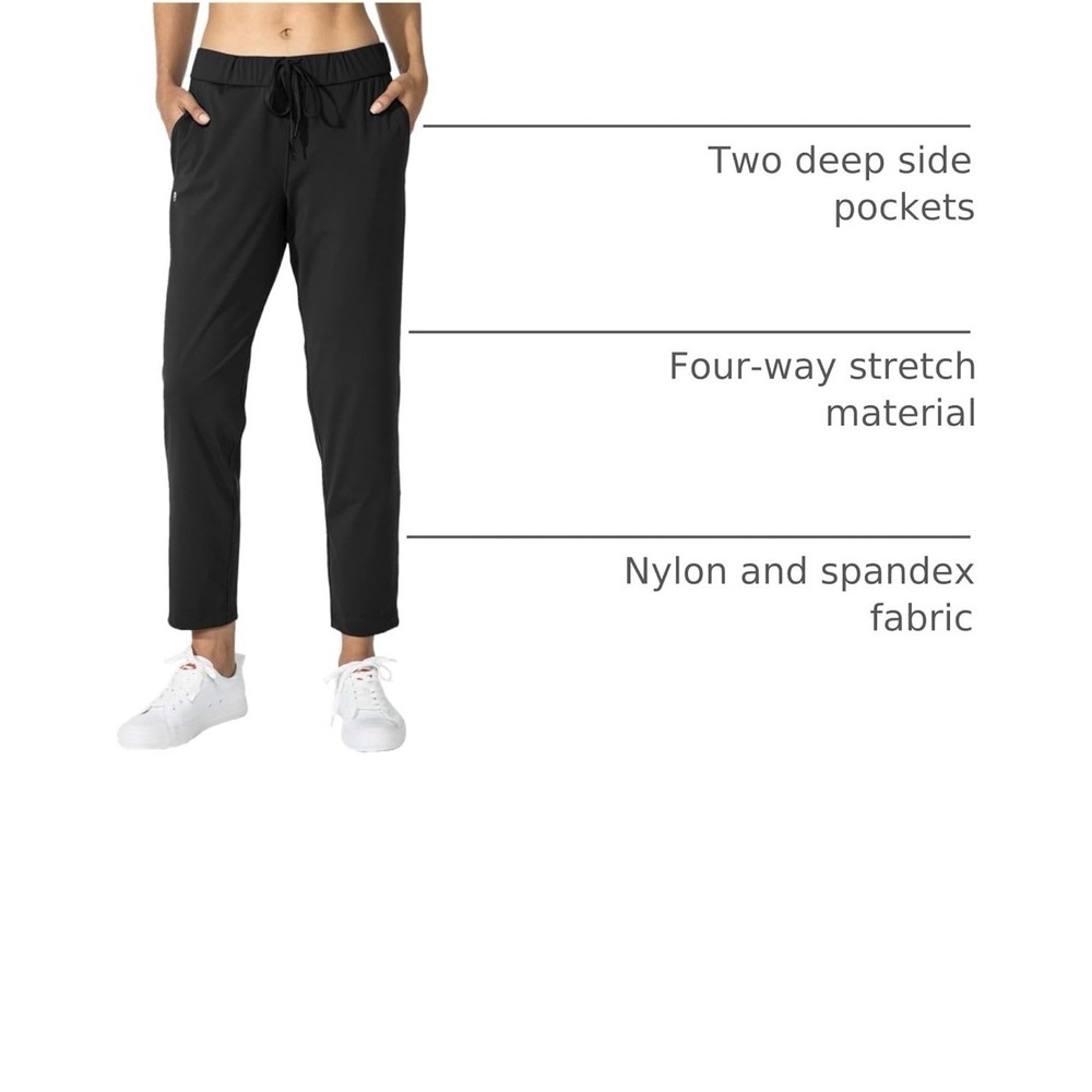 Gradual Women's Sweatpants W/Deep Pickets New, XXL, Black [F]